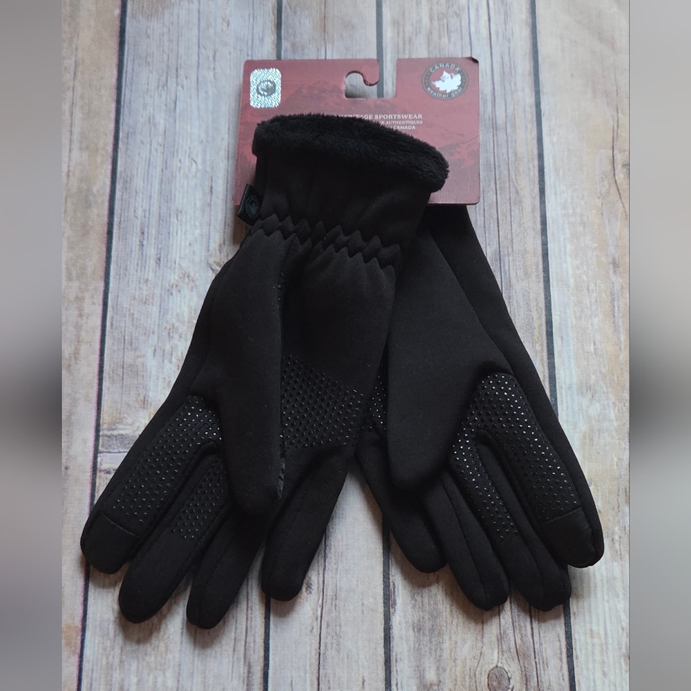 Canada Weathergear Black Gloves NWT